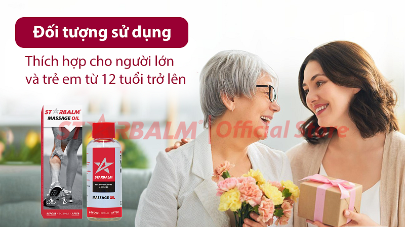 dầu xoa bóp làm nóng starbalm