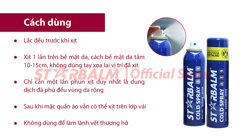 chai xịt lạnh starbalm